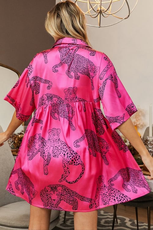 Image of Cheetah Pink Dress 