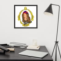 Image 1 of Gitana Face Framed poster