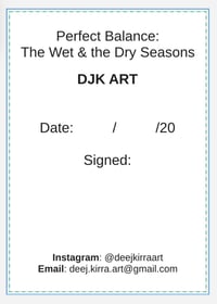 Image 2 of “Perfect Balance: The Wet & the Dry Seasons” A4 Print