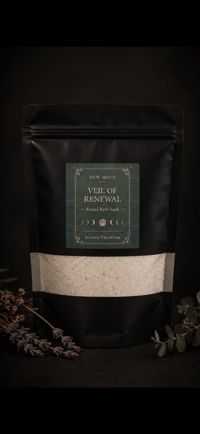 Image 2 of Veil of Renewal — New Moon Bath Soak 🌑