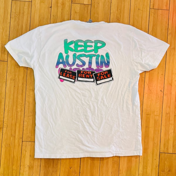 Image of Outer Heaven Keep Austin Weird pocket shirt