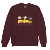 Image 4 of ZEN EXP - “Awesome Human Beings” Youth crewneck sweatshirt