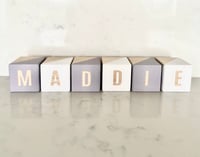 Image 4 of Personalised Name Blocks
