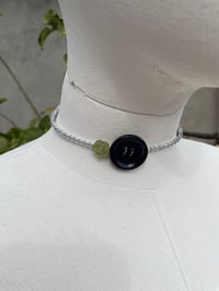 Image 2 of Silver Button Choker