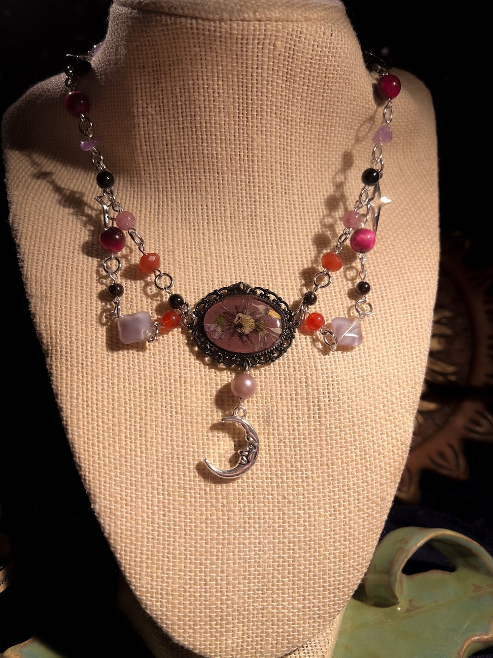 Image of Cherry Coloured Funk Necklace