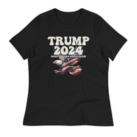 Image 8 of Trump 2024 Retro Eagle - Women's Relaxed T-Shirt from PatriotsCo.com