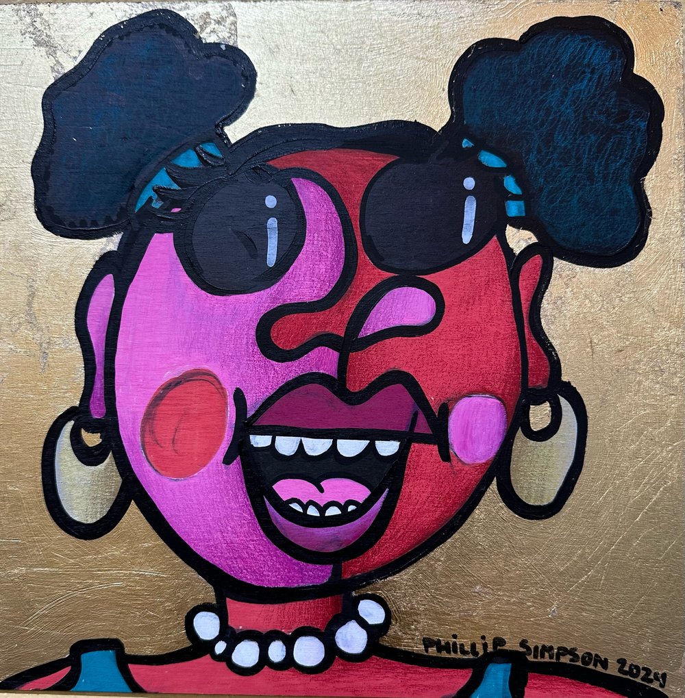 Image of Becky with the natural hair from Gold Leaf Series 