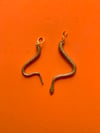 Golden Serpent Earrings