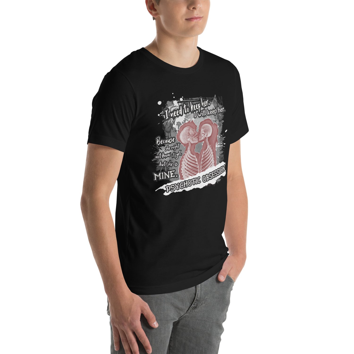 Image of Officially licensed Leigh Rivers Psychotic obsession Tobias & Aria Unisex t-shirt
