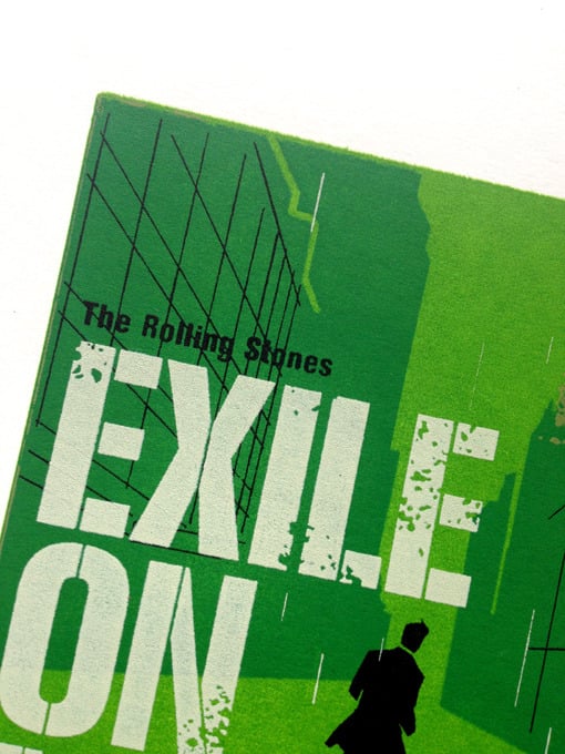 Image of Exile On Main Street Screen Print Limited Edition