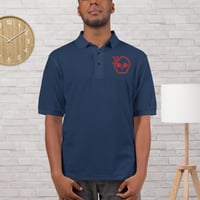 Image 2 of My Skull Is Red Men's Premium Polo