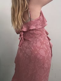 Image 2 of Zara pink maxi dress // XL