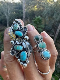 Image 3 of Mixed Mine 4 Stone Statement Ring size 6.25-6.5