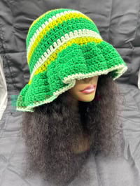 Image 2 of Lucky Clover Ruffle Bucket Hat - Large
