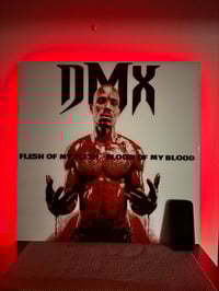 Image 1 of DMX – “It’s Dark and Hell Is Hot” (24x24" Resin Art Panel w/ LED Backlight)