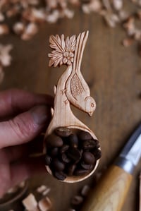 Image 8 of Long Tailed tit in the Hawthorn Tree- Coffee Scoop 