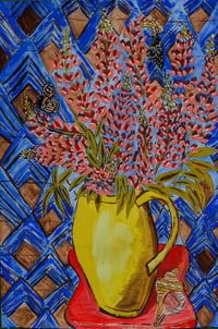 Image 5 of Sandpiper and Watermelon on tapestry 