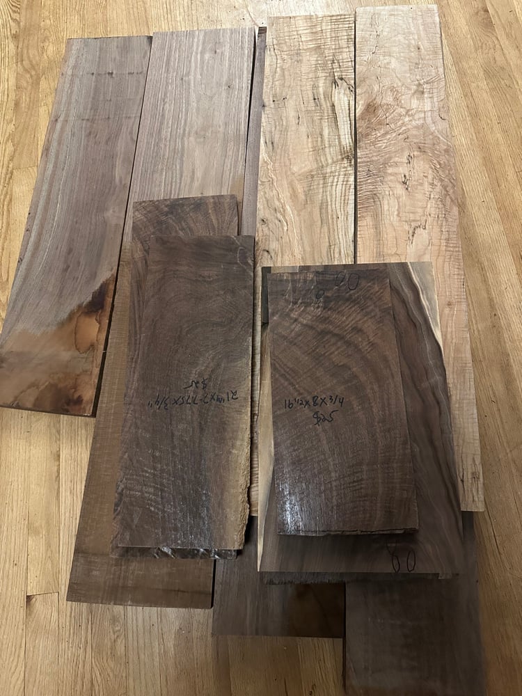 Spalted figure pack with ship 