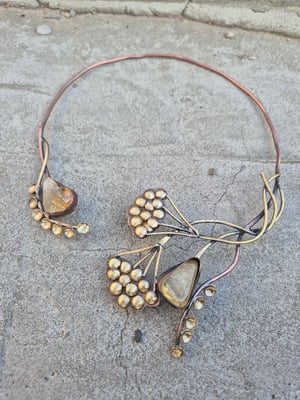 Golden berry necklace 
