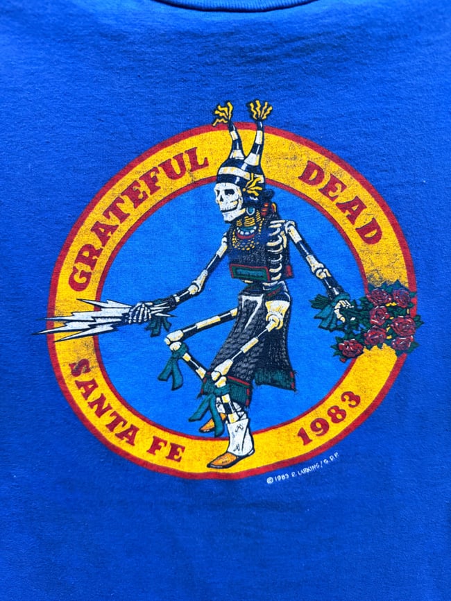 Grateful Dead 1983 Santa Fe T-Shirt - Size M