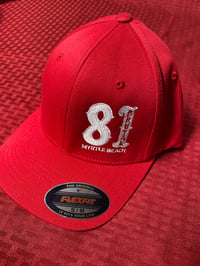Image 1 of NEW-81 Brutal hat (red) flex fit 
