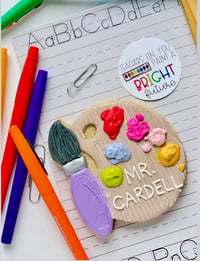 Personalized Paint Palette Cookie