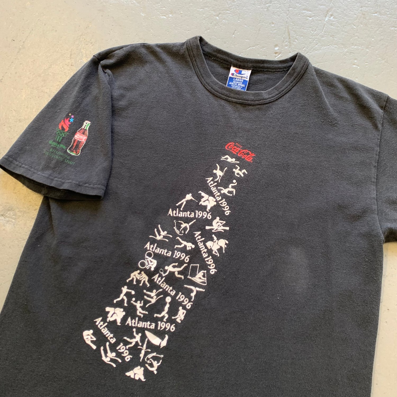 Image of 1996 Atlanta champion T-shirt size large 