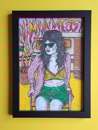 Image 1 of 'I'M A MESS' original illustration (A4, frame incl.)