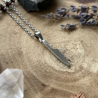 Image 3 of Steel Knife Necklace