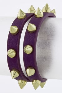 Image of Spiked Wrap Bracelet 