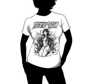 Image of Death Audio - That Bloody Girl White Tee WOMEN CUT (PRE-ORDER)