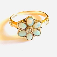Image 1 of OPAL FLOWER RING