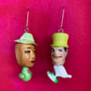Dappper SQUACK and Madame SQUACK Esquire Earrings