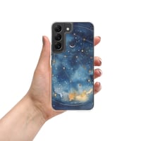 Image 11 of Celestial Constellation Night Sky Stars and Clouds Painting Clear Case for Samsung®