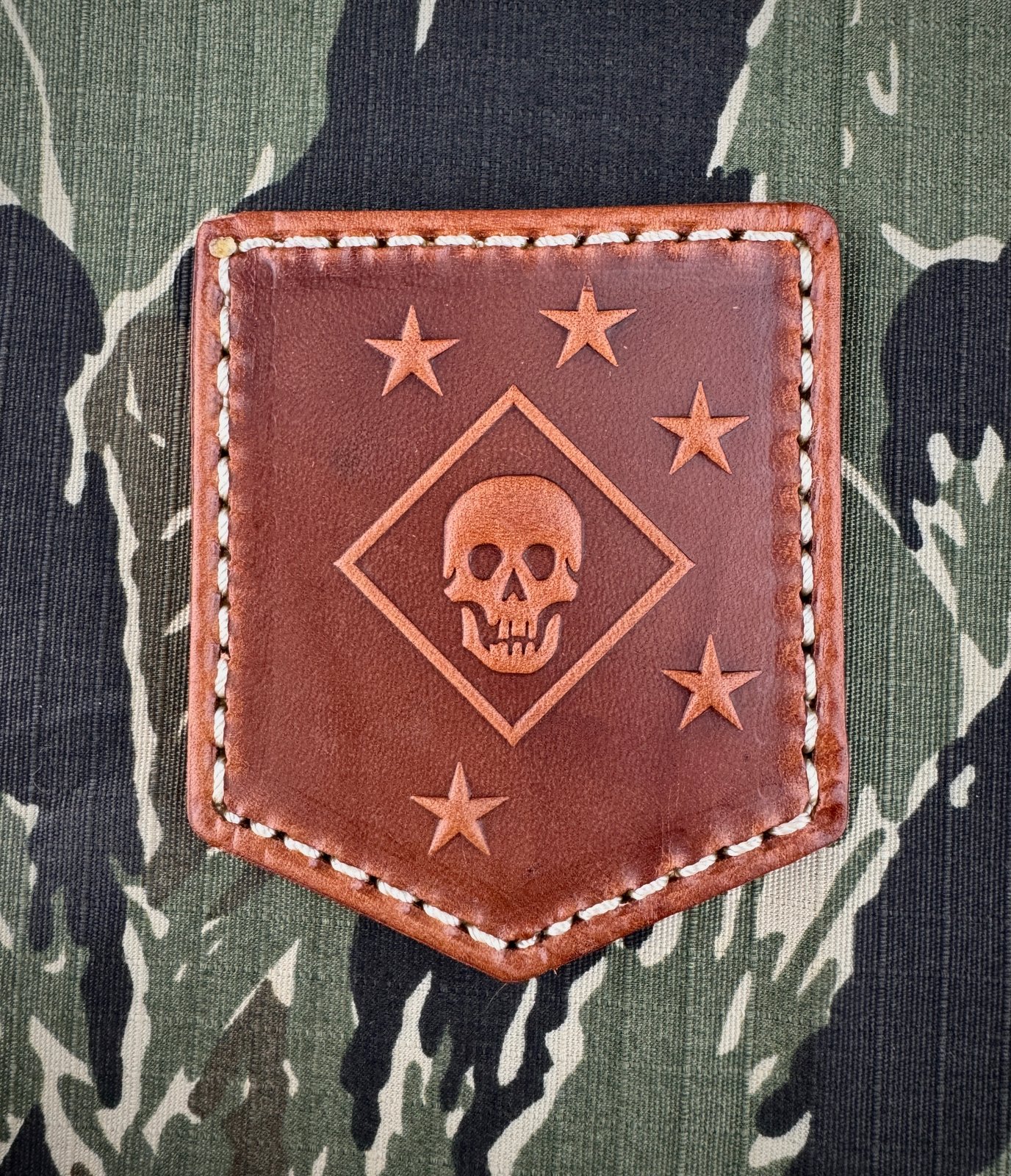 Zane’s Handmade Leather Raider Patch