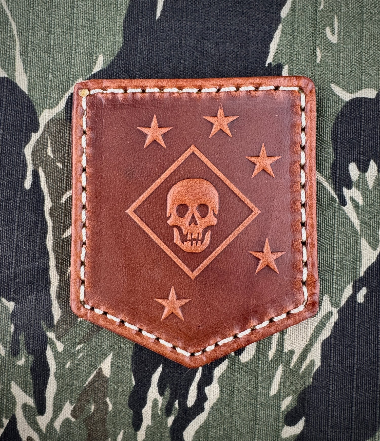 Zane's Handmade Leather Raider Patch