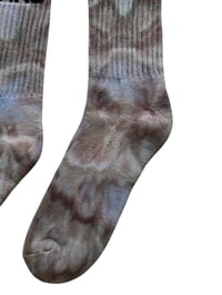 Image 6 of L/XL Adult VANS Hand-Dyed Crew Socks in Stone Watercolor Ice Dye