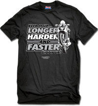Image 3 of Longer, Harder, Faster T-Shirt
