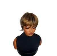 Image 4 of Toni | Honey Brown Pixie Cut Wig