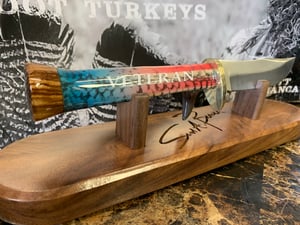 Image of US VETERAN Knife with Stand