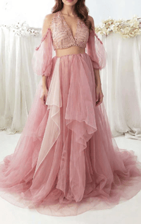 Image 1 of Photoshooting tulle dress Elvina | size S-M-L | rose