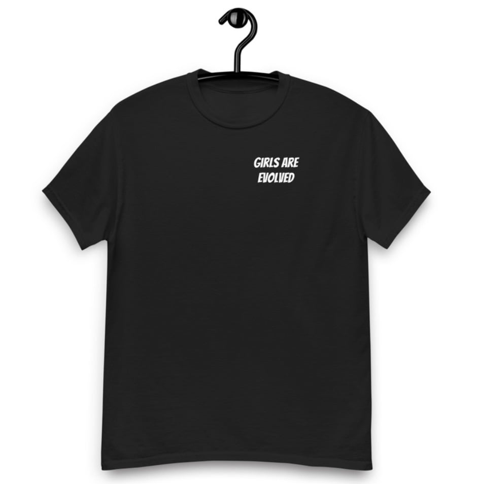 Image of “Girls Are Evolved” HEAVYWEIGHT TEE