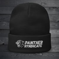 Panther Syndicate Embroidered Beanie
