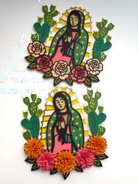 Image 2 of Virgen de Guadalupe with Cactus SVG / ARCHIVO DIGITAL 