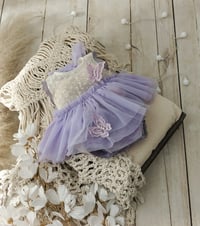 Image 1 of Photo prop | Newborn girl set for photoshoot | April | lilac