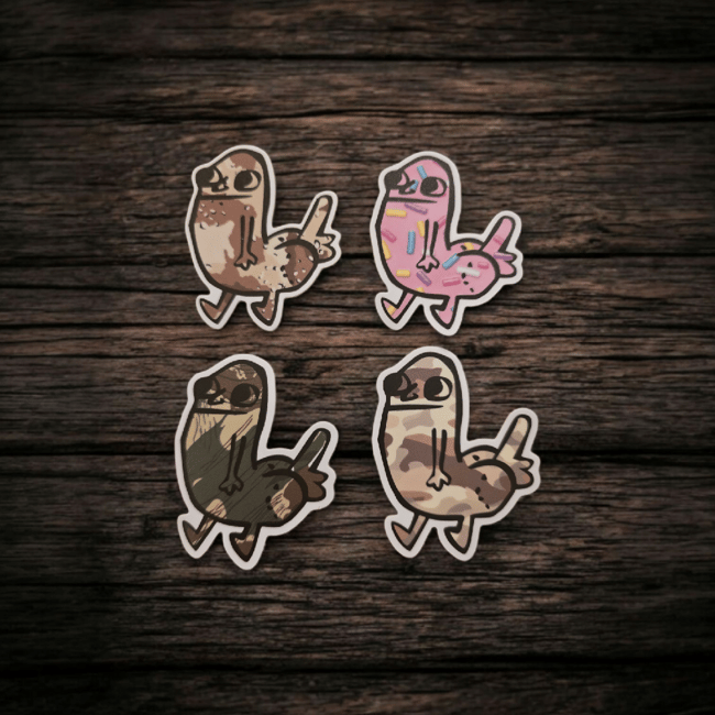 440. DICKBUTT STICKERS