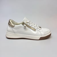 Image 1 of Ara Rei Low WHITE PATENT