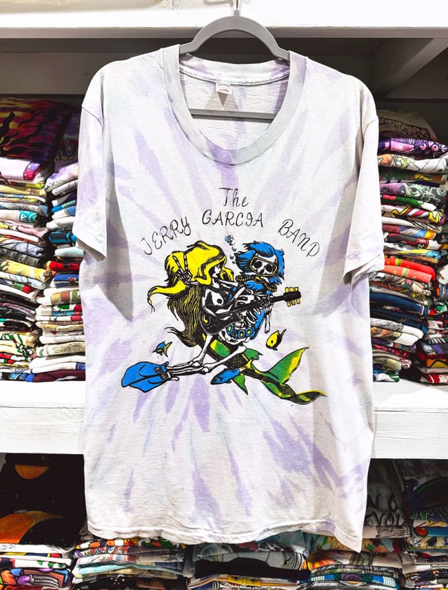 Rare Jerry Garcia Band 1993 Fall Tour Lot T-Shirt - Fits L (long)