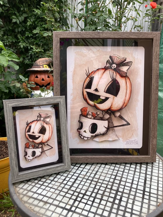 Image of "Sweet Trick Or Treat" Shadow Box
