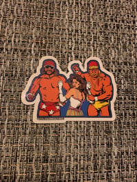 Mega powers sticker 